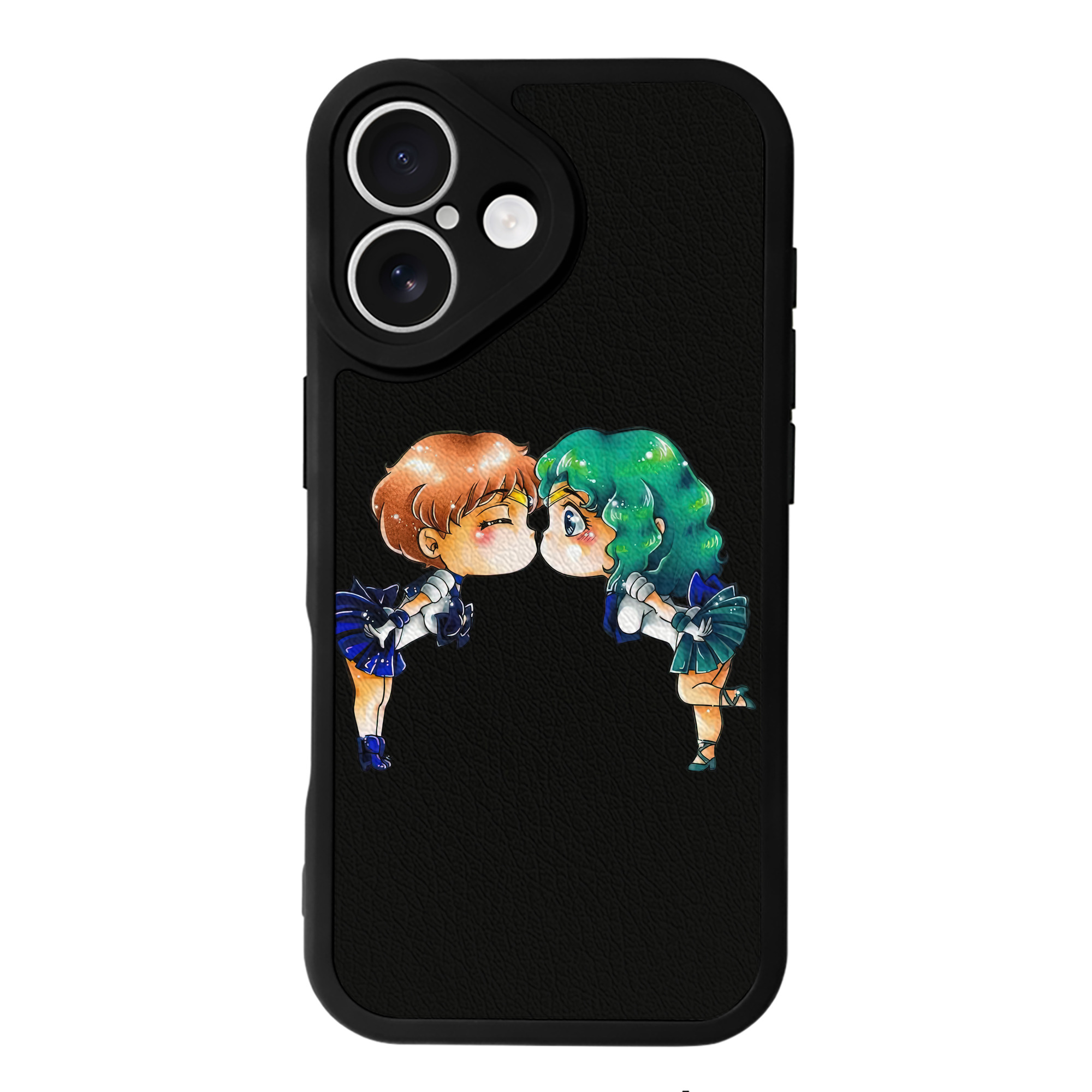 （画像用） 美少女戦士セーラームーン 天王はるか Sailor Moon Tenoh Haruka 【iPhone 16シリーズ対応】シリコンスマホケース（レザー調） 材質：シリコン